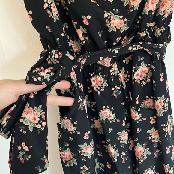 Floral tube top jumpsuit - Picture 3 of 5